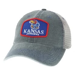 Legacy Athletic Kansas Jayhawks Rouge Hat Blue Steel