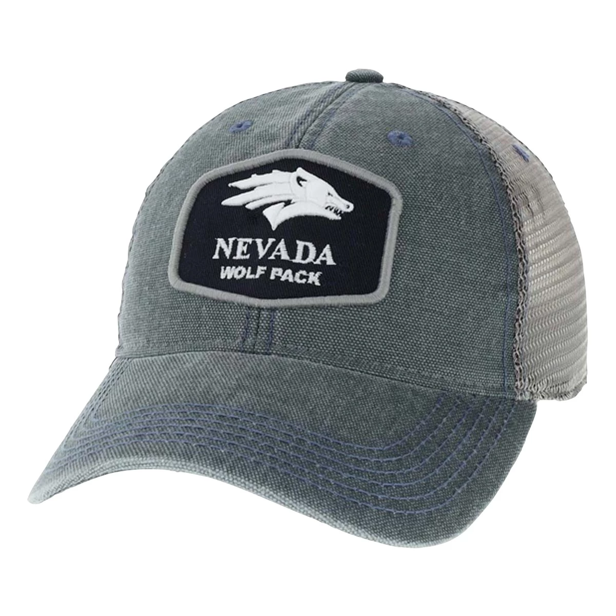 Legacy Athletic Nevada Wolf Pack Rouge Hat Blue Steel 1 Legacy Athletic Nevada Wolf Pack Rouge Hat Blue Steel