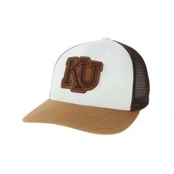 Legacy Athletic Kansas Jayhawks Engrave Champ Hat White/camel