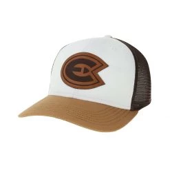 Legacy Athletic UW-Eau Claire Blugolds Engrave Champ Hat White/camel