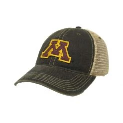Legacy Athletic Kids' Minnesota Golden Gophers Patch Snapback Hat Black