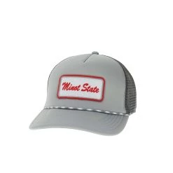 Legacy Athletic Minot State Beavers Shark Trucker Hat Grey