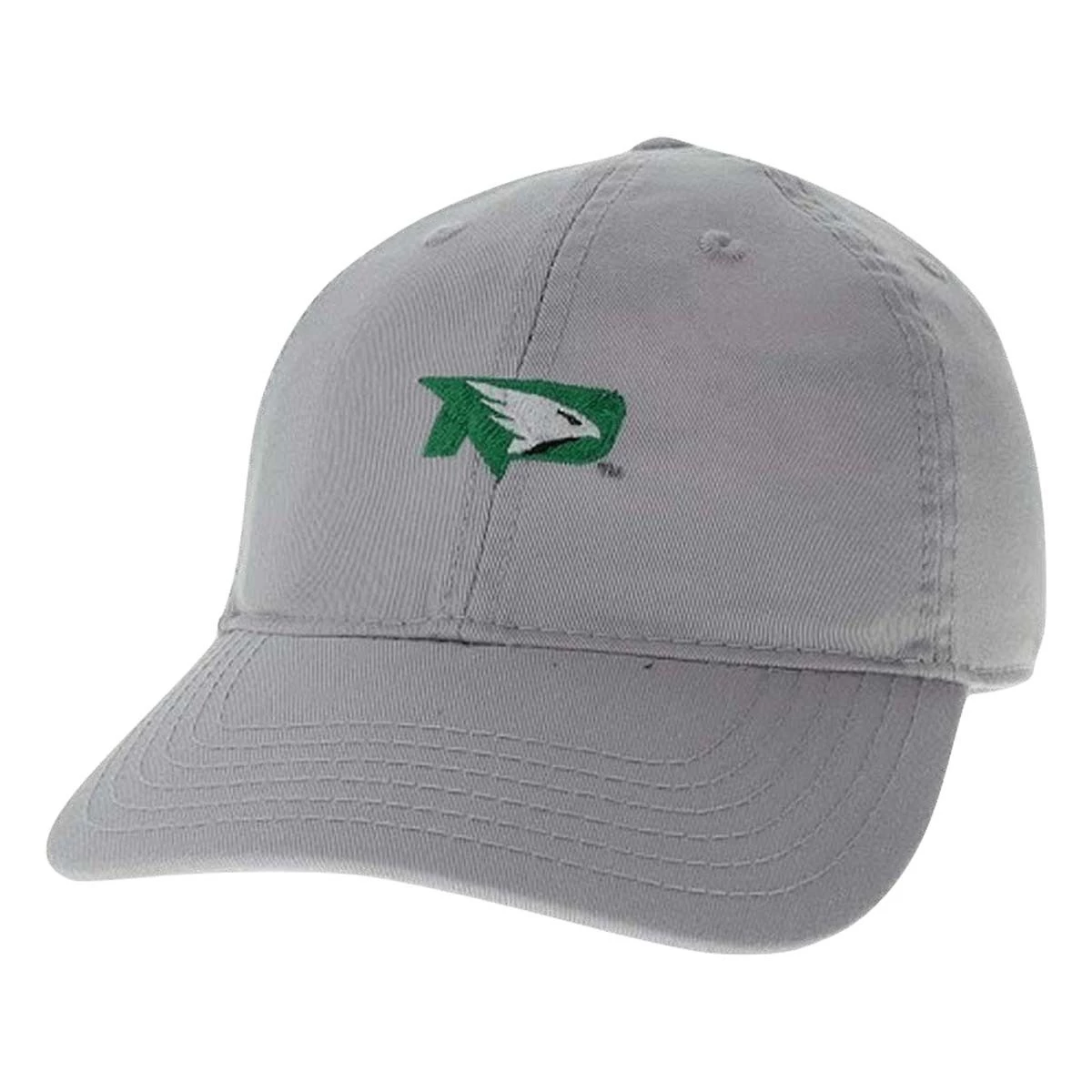 Legacy Athletic Women's North Dakota Fighting Hawks Mini Logo Champ Hat Silver 2 Legacy Athletic Women's North Dakota Fighting Hawks Mini Logo Champ Hat Silver - Image 2