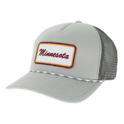 Legacy Athletic Minnesota Golden Gophers Trucker Shark Hat Grey