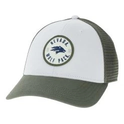 Legacy Athletic Nevada Wolf Pack Fly Hat White/olive