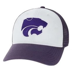 Legacy Athletic Kansas State Wildcats Low Row Hat White/purple