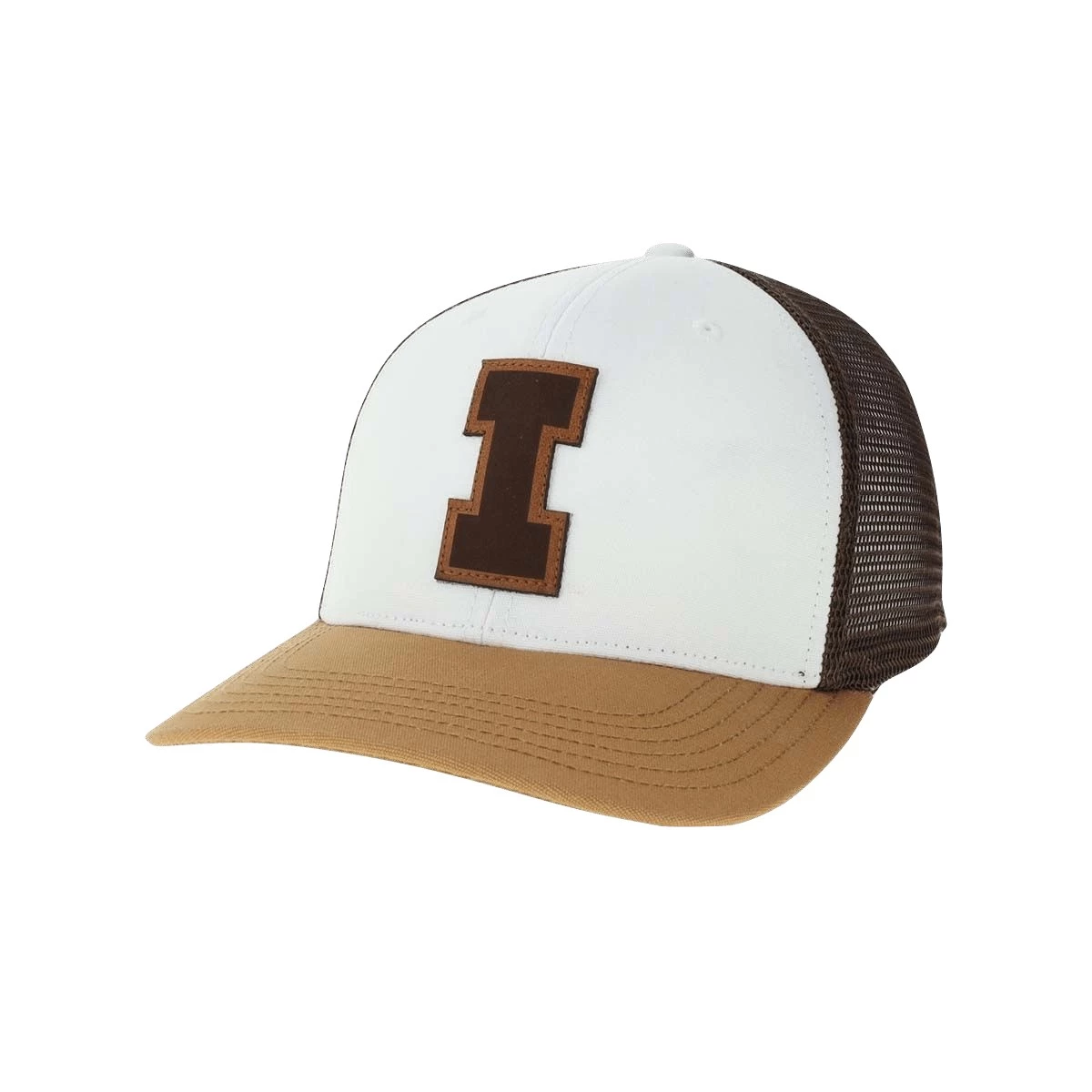 Legacy Athletic Illinois Fighting Illini Engrave Champ Hat White/camel 1 Legacy Athletic Illinois Fighting Illini Engrave Champ Hat White/camel