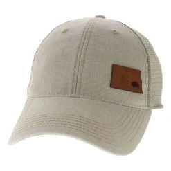 Men's Legacy Athletic Legacy North Dakota Leather Patch Snapback Hat