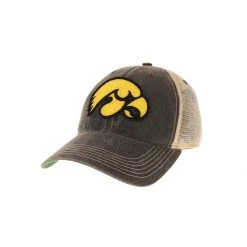 Legacy Athletic Kids' Iowa Hawkeyes Old Favorite Hat Black