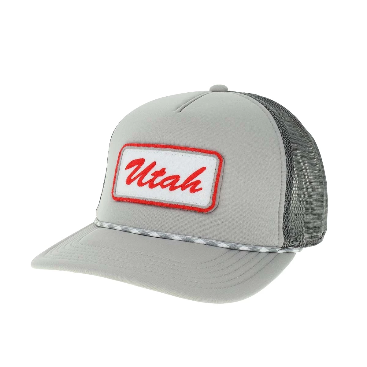 Legacy Athletic Utah Utes Shark Trucker Hat Grey 2 Legacy Athletic Utah Utes Shark Trucker Hat Grey - Image 2