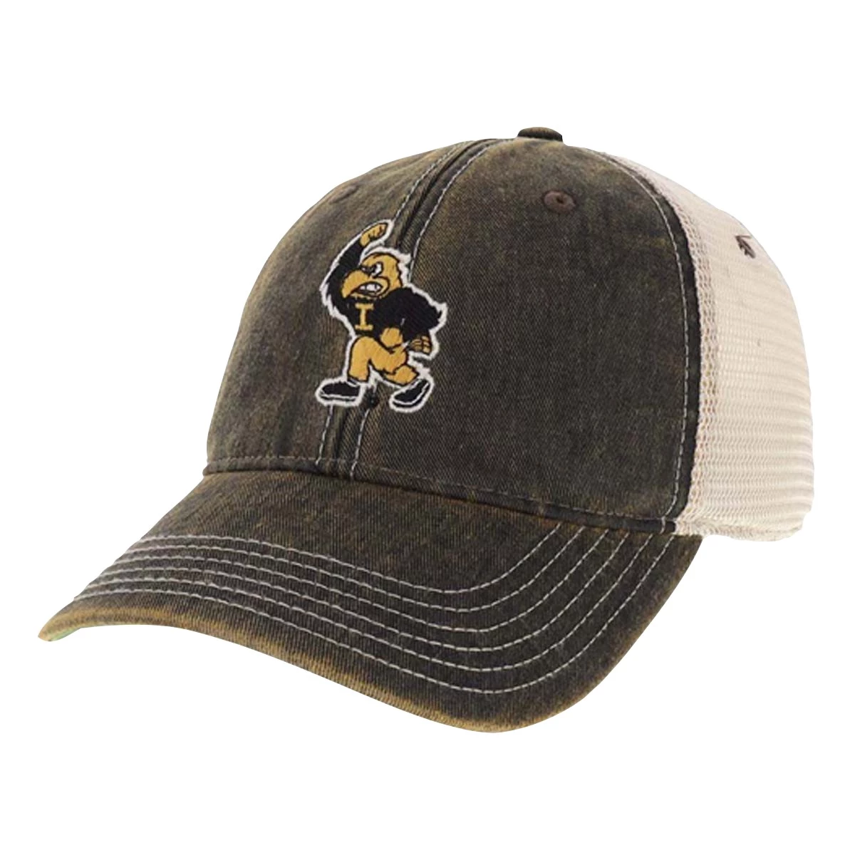 Legacy Athletic Iowa Hawkeyes Flying Herky Champ Trucker Hat Yellow 1 Legacy Athletic Iowa Hawkeyes Flying Herky Champ Trucker Hat Yellow