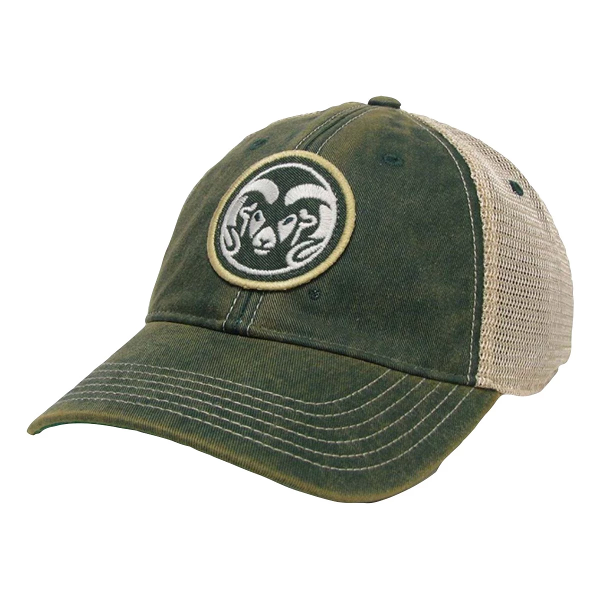 Legacy Athletic Colorado State Rams Patch Hat Green 1 Legacy Athletic Colorado State Rams Patch Hat Green