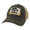 Legacy Athletic Iowa Hawkeyes OF Split Trucker Hat Black