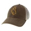 Legacy Athletic Wyoming Cowboys Patch Hat Brown