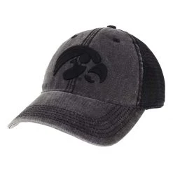 Legacy Athletic Iowa Hawkeyes DTA Tiger Hawk Trucker Hat Black