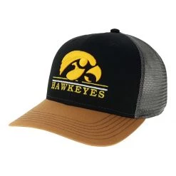 Legacy Athletic Iowa Hawkeyes Bigs Hat Black/camel