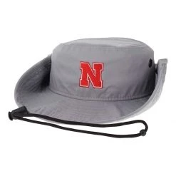 Legacy Athletic Nebraska Cornhuskers Boonie Bucket Hat Grey Heather