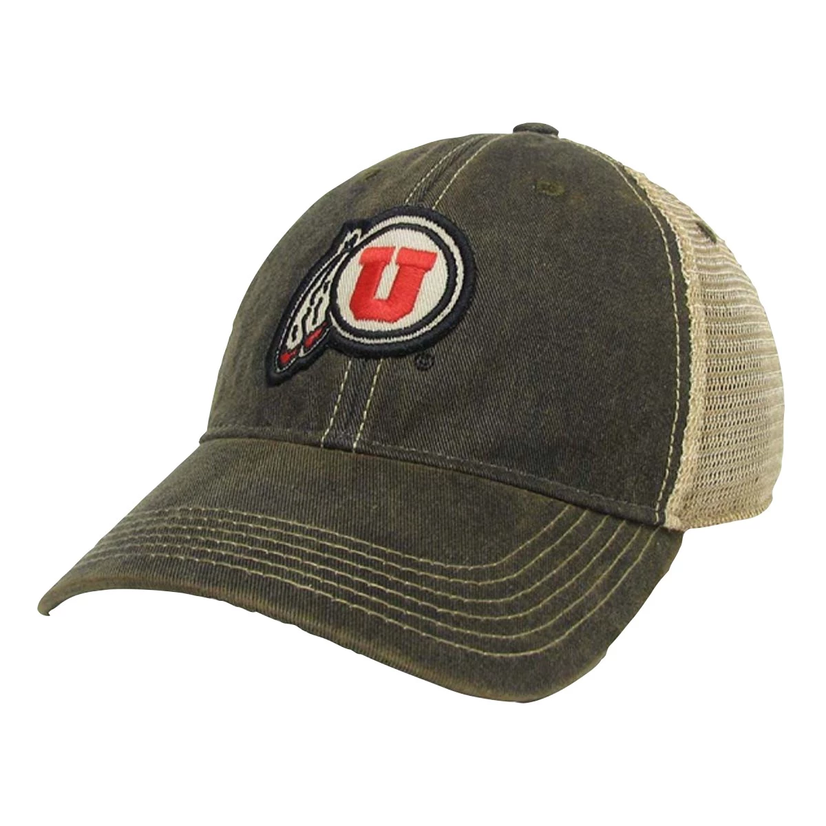 Legacy Athletic Utah Utes Patch Hat Black 2 Legacy Athletic Utah Utes Patch Hat Black - Image 2
