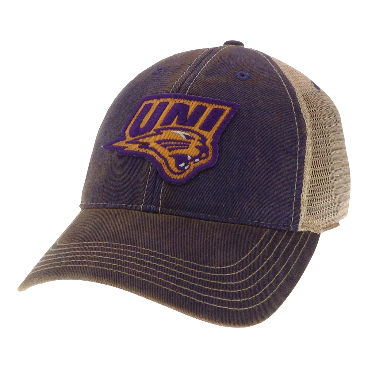 Legacy Athletic Kids' Northern Iowa Panthers Patch Snapback Hat Purple 2 Legacy Athletic Kids' Northern Iowa Panthers Patch Snapback Hat Purple - Image 2