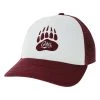 Legacy Athletic Montana Grizzlies Low Row Hat White/maroon
