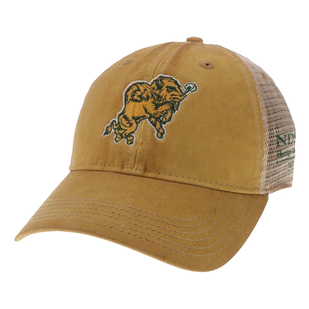 Legacy Athletic North Dakota State Bison BSA Hat Yellow 2 Legacy Athletic North Dakota State Bison BSA Hat Yellow - Image 2