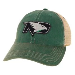 Legacy Athletic North Dakota Fighting Hawks Logo Patch Hat Black