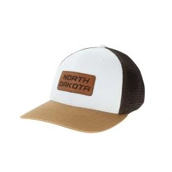 Legacy Athletic Sales Store 24 Legacy Athletic North Dakota Fighting Hawks Engrave Champ Hat White/camel