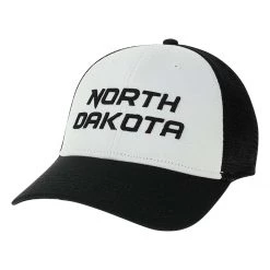 Legacy Athletic North Dakota Fighting Hawks Low Row Hat White/black