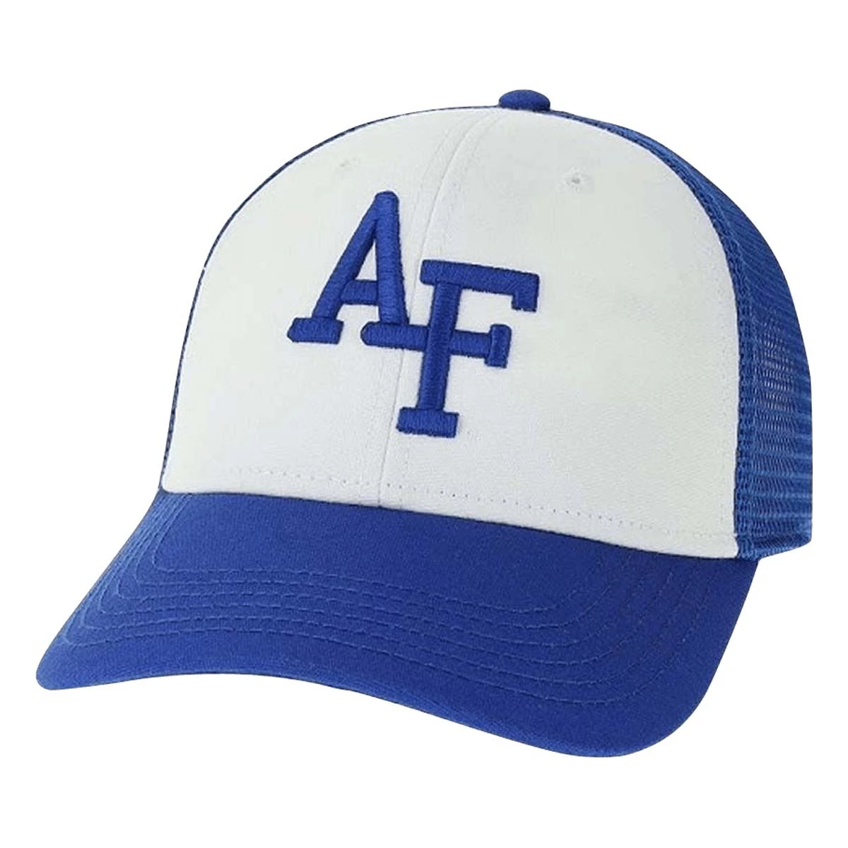 Legacy Athletic Air Force Academy Low Row Hat White/royal 1 Legacy Athletic Air Force Academy Low Row Hat White/royal