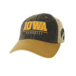 Legacy Athletic Iowa Hawkeyes Side Split Hat Black/yellow