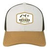 Men's Legacy Athletic Nevada Mid-Pro Trucker Snapback Hat White/caramel/brown