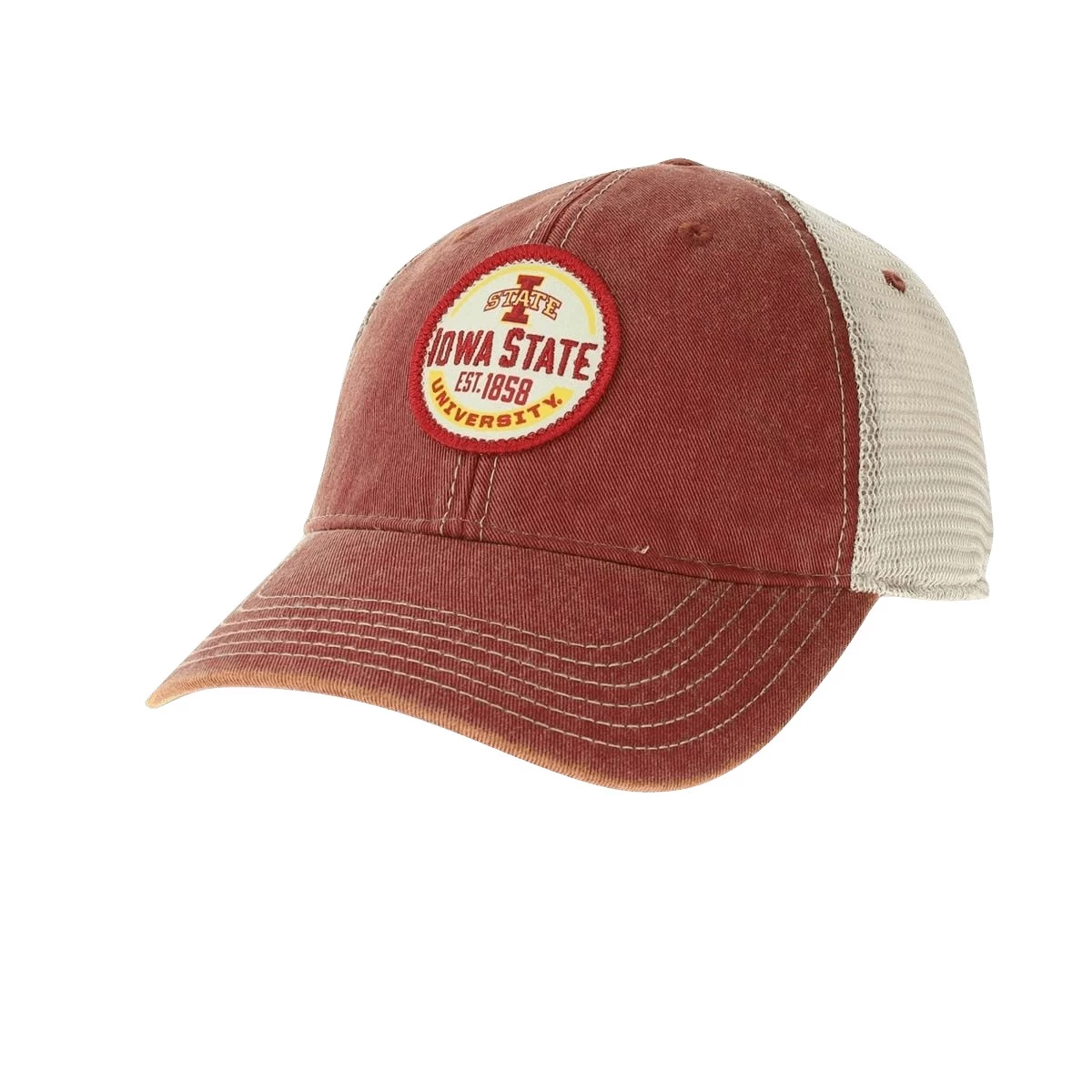 Legacy Athletic Iowa State Cyclones Wolf Hat Cardinal/grey 1 Legacy Athletic Iowa State Cyclones Wolf Hat Cardinal/grey